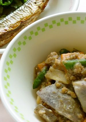 南房総市給食◆里芋の味噌煮-レシピのメイン写真