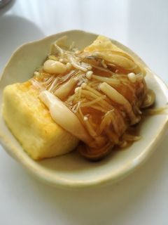 ヘルシー♩揚げ出し豆腐きのこあんかけ-レシピのメイン写真