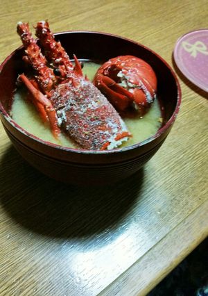 伊勢エビの味噌汁-レシピのメイン写真