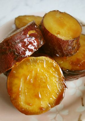 材料3つで簡単♪薩摩芋のミルクティー煮-レシピのメイン写真