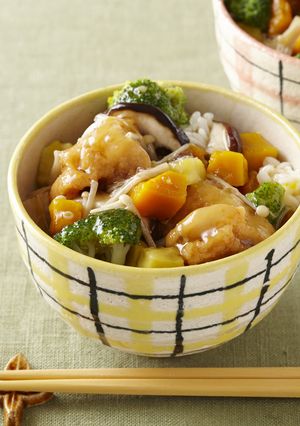 栄養満点！冬のあんかけ丼-レシピのメイン写真