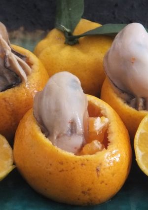 酒煎り牡蠣のみかん酢和え-レシピのメイン写真