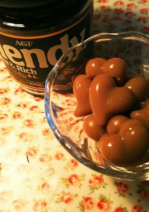 ブレンディとラム酒で大人カフェオレグミ❗-レシピのメイン写真