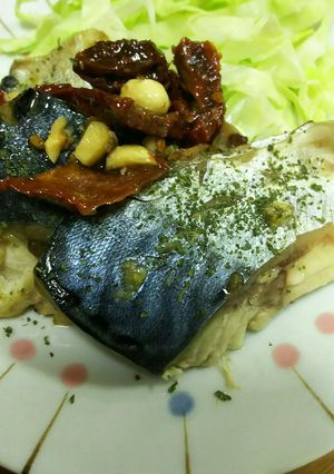 和風にあきたら*トマトメゼのせ焼サバ-レシピのメイン写真
