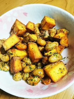 さつまいもと大豆のコロコロ揚げ-レシピのメイン写真