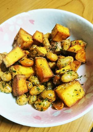 さつまいもと大豆のコロコロ揚げ-レシピのメイン写真