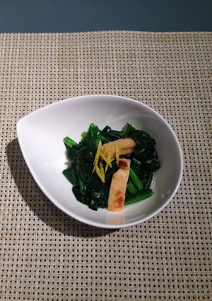 お出汁が美味しいほうれん草のおひたし♬-レシピのメイン写真