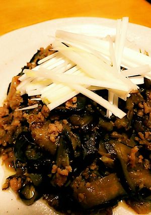 挽き肉となすのオイスターソース炒め♥-レシピのメイン写真