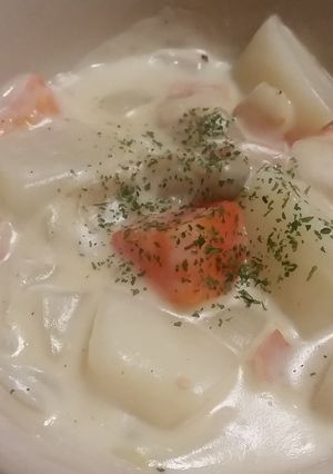 *味噌がミソ!ほっこりカブのクリーム煮*-レシピのメイン写真