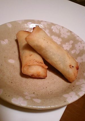 簡単！ジューシーさっぱり☆な梅じそ春巻き-レシピのメイン写真