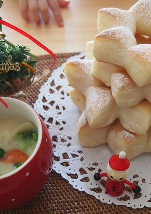 クリスマスパン☆シチューはわける派-レシピのメイン写真