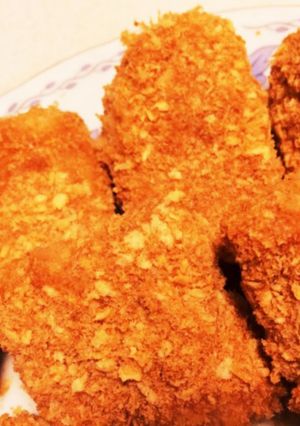 揚げない(^-^)玉ねぎの肉巻きフライ-レシピのメイン写真