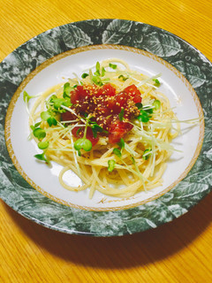 すだちとマグロのさっぱりパスタ☆-レシピのメイン写真