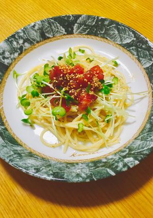 すだちとマグロのさっぱりパスタ☆-レシピのメイン写真