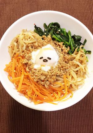 ぐでたまビビンバ-レシピのメイン写真