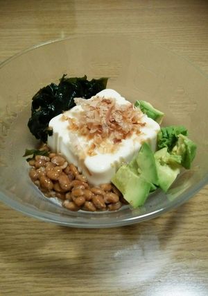 ダイエットに?ねばねば豆腐サラダ-レシピのメイン写真