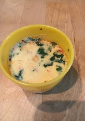 離乳食中期☆レンジで洋風茶碗蒸し-レシピのメイン写真