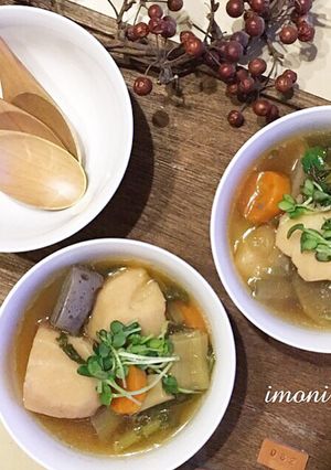山形名物芋煮-レシピのメイン写真