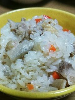 初めてでも簡単 土鍋で炊き込みご飯-レシピのメイン写真