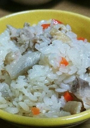 初めてでも簡単 土鍋で炊き込みご飯-レシピのメイン写真