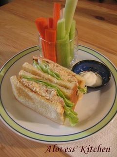 シャキシャキ☆セロリのツナサンドイッチ-レシピのメイン写真