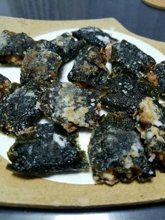 まぐろのたたきの磯辺焼き中華風-レシピのメイン写真