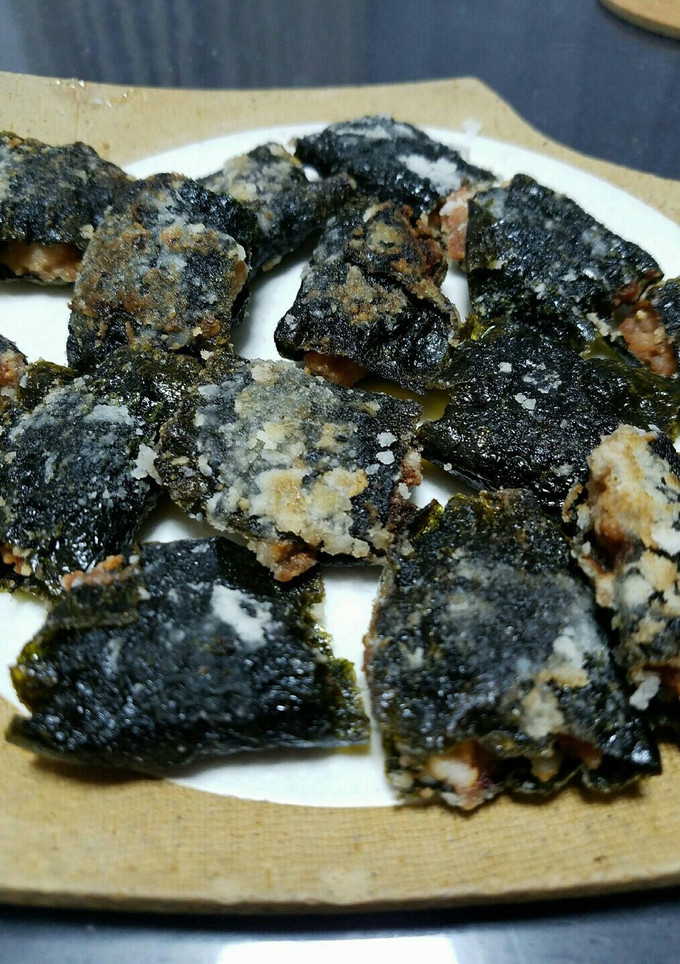 まぐろのたたきの磯辺焼き中華風-レシピのメイン写真