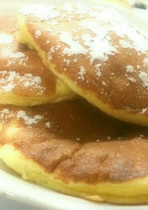 JK発案！もちふわっスフレ風パンケーキ-レシピのメイン写真