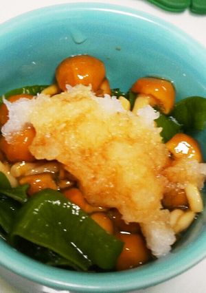 茎わかめとなめこのポン酢あえ-レシピのメイン写真
