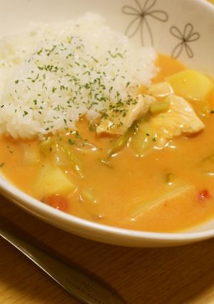 かける派★トマトクリームシチュー-レシピのメイン写真