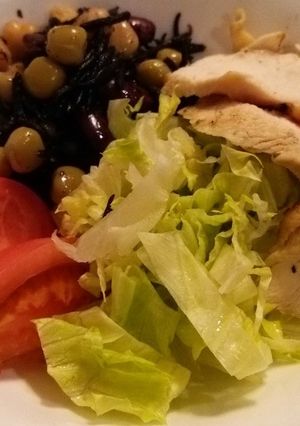鶏むね肉と野菜のサラダ-レシピのメイン写真