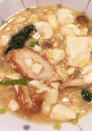豆腐とちくわのかき卵煮-レシピのメイン写真