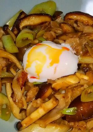 豚と長ネギときのこの醤醤炒め-レシピのメイン写真