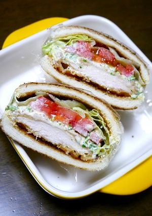 簡単！フライドチキンマヨサンド-レシピのメイン写真