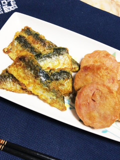 イワシの米粉カレー焼き♡ハムの消費にも!-レシピのメイン写真