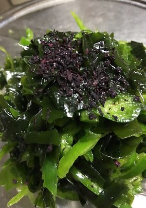 ウエスト締-食物繊維ピーマンワカメサラダ-レシピのメイン写真