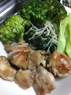 筋肉タンパク質-鶏モモ炒め-ニンニク風味-レシピのメイン写真