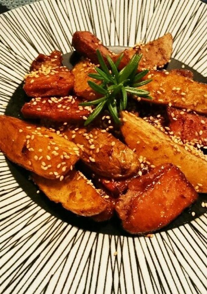 豚とじゃがの甘辛揚げ-レシピのメイン写真
