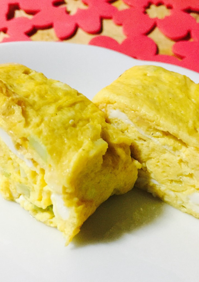 京都風 だし巻き玉子焼き ネギ入り-レシピのメイン写真