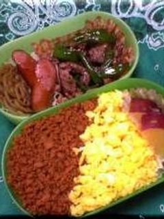 ボスのお弁当♪牛肉とピーマン炒め-レシピのメイン写真