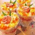 おもてなしに♡華やかでかわいいコップ寿司
