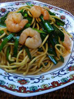 海老とニラの焼きそば-レシピのメイン写真