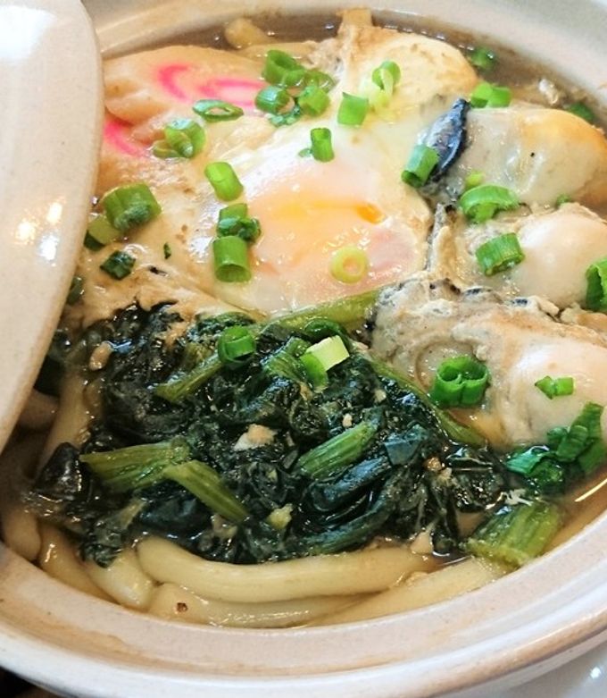 旬★風味抜群【牡蠣のみそ鍋焼きうどん】♪-レシピのメイン写真