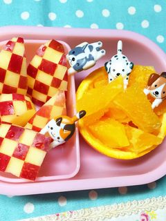 可愛いオレンジカップ♡簡単お弁当デザート-レシピのメイン写真