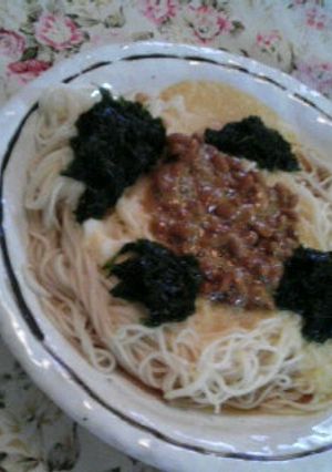 ネバネバパワーで夏バテ撃退！な素麺-レシピのメイン写真