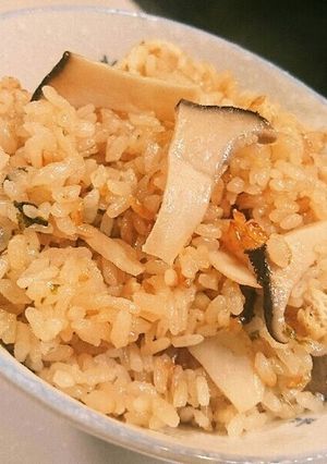 松茸風味のエリンギ炊き込みご飯-レシピのメイン写真