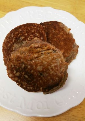 おやつに☆おからとあんこのパンケーキ♪-レシピのメイン写真