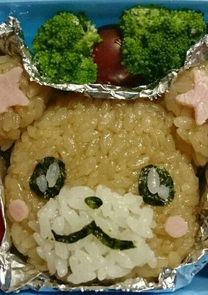 プリキュア キャラ弁 ♪簡単♪モフルン-レシピのメイン写真