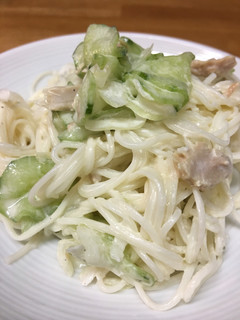 そうめんサラダ☆ツナ缶で簡単-レシピのメイン写真