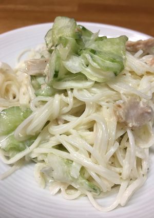 そうめんサラダ☆ツナ缶で簡単-レシピのメイン写真